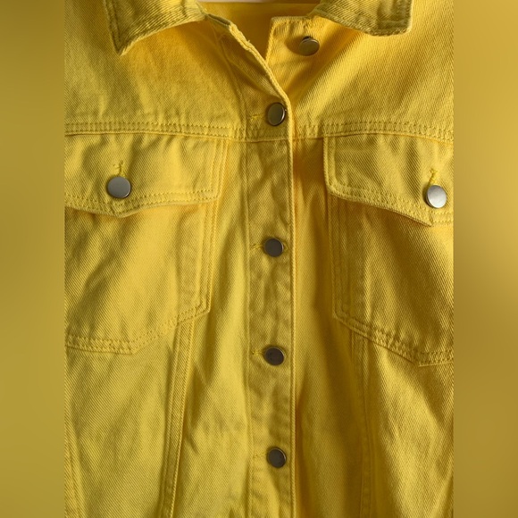 Yellow Denim Jacket - Picture 3 of 3